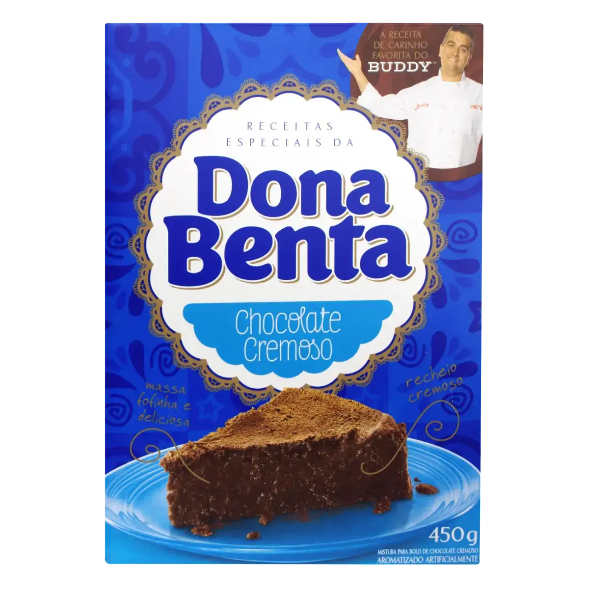 Mistura Para Bolo Cremoso Chocolate Dona Benta Caixa 450g
