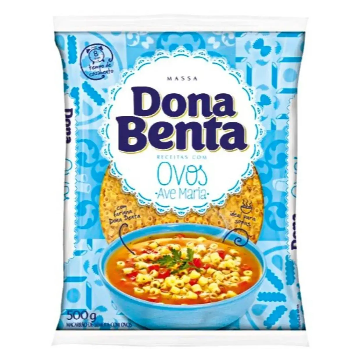 Macarrão com Ovos Ave Maria DONA BENTA Pacote 500g