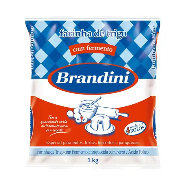 Farinha De Trigo Brandini C/fermento 1kg