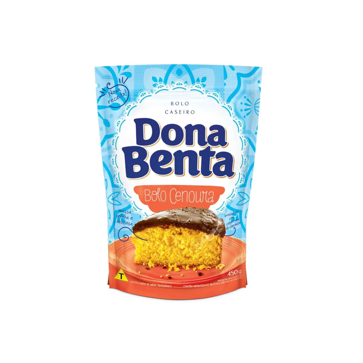 Mistura Para Bolo Cenoura Dona Benta Sachê 450g