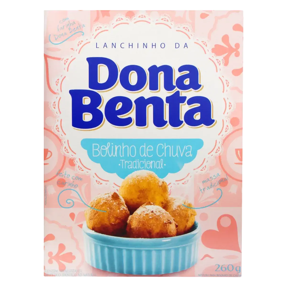 Mistura Para Bolinho De Chuva Tradicional Dona Benta Caixa 260g
