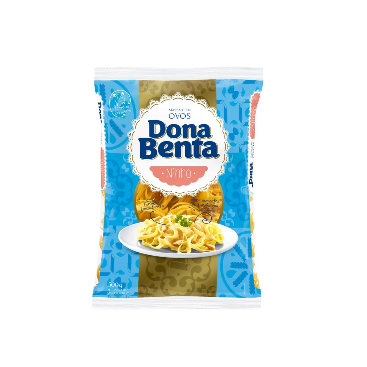 Macarrão De Sêmola Com Ovos Ninho Dona Benta Pacote 500g