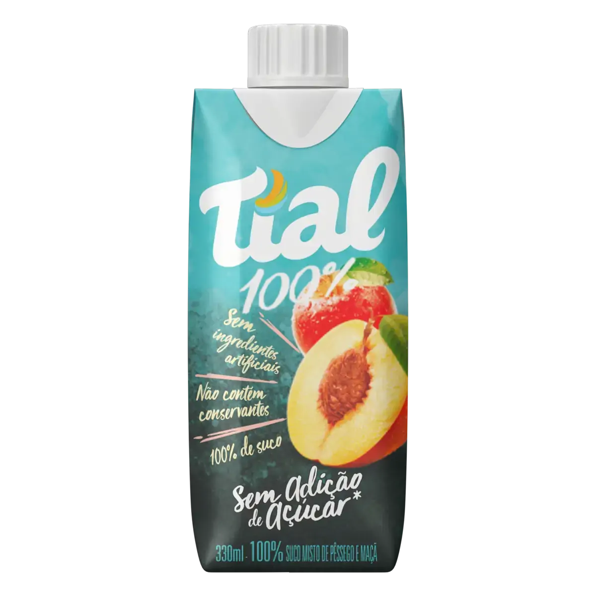 Suco Pêssego E Maçã Tial 100 Caixa 330ml