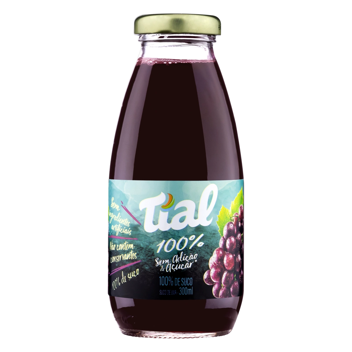 Suco Uva Tial 100 Garrafa 300ml
