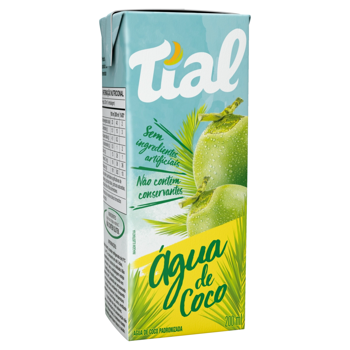 Água de Coco Padronizada Tial Caixa 200ml