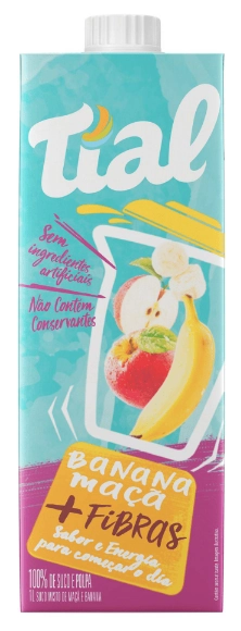 Bebida Banana E Maçã Tial Caixa 1l