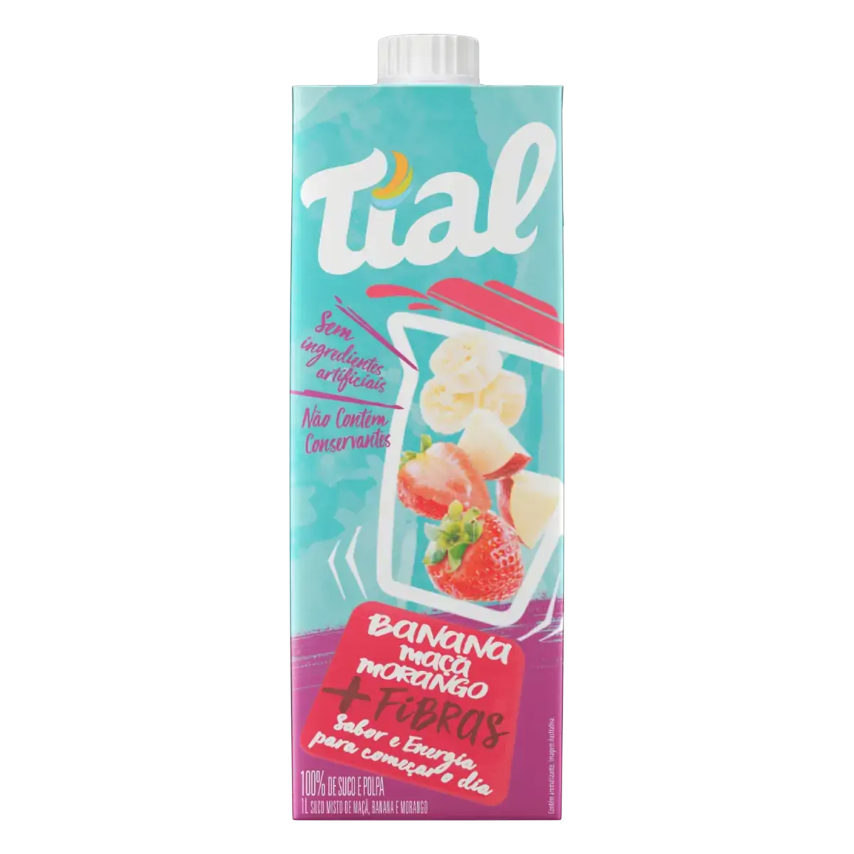 Suco Banana, Maçã E Morango Tial Caixa 1l