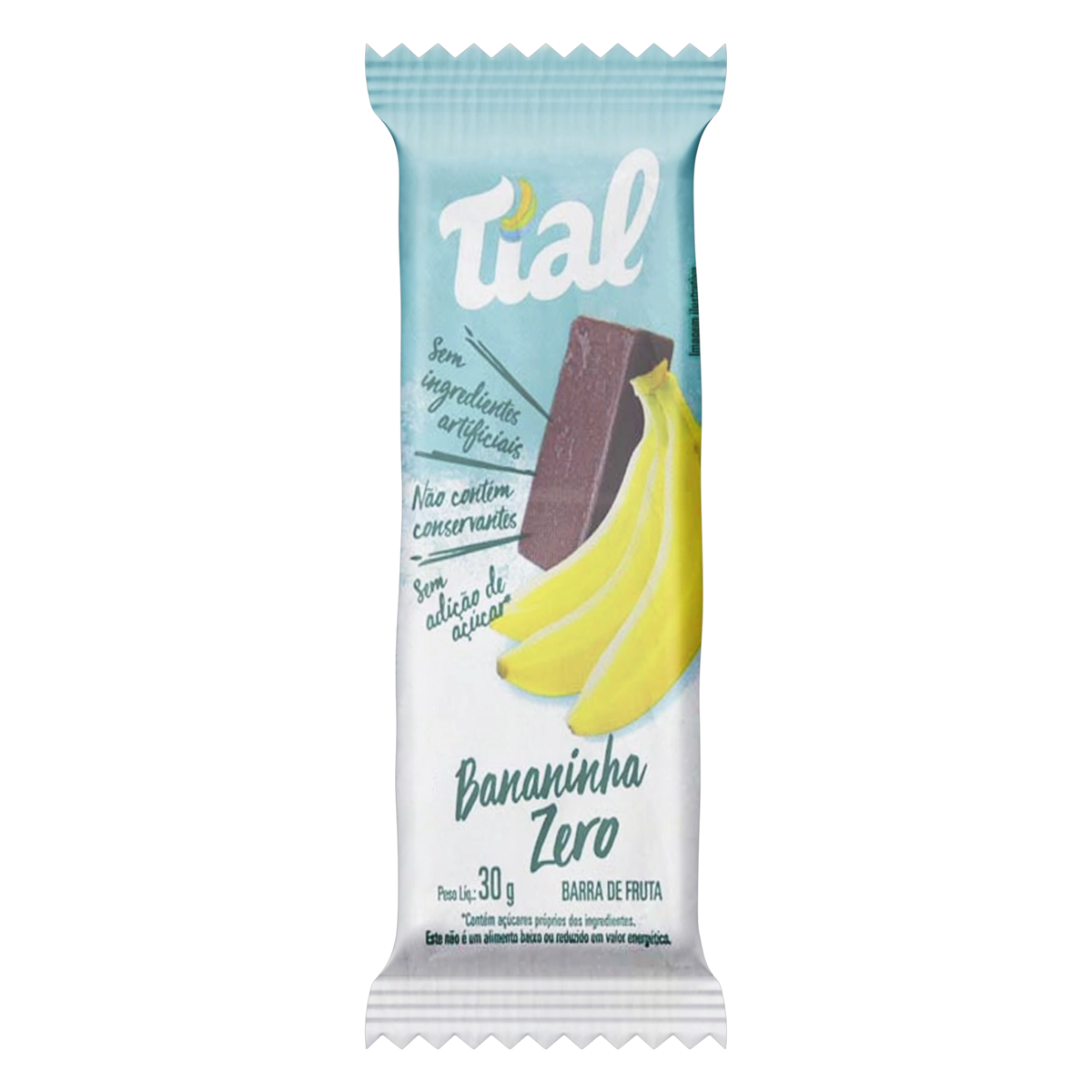 Barra De Frutas Bananinha Tial Zero Pacote 30g