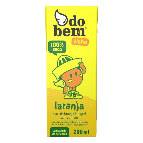 Suco Integral Laranja Do Bem Caixa 200ml