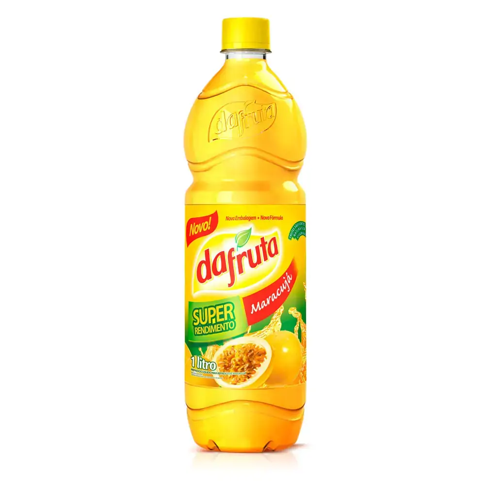 Suco Concentrado Maracujá Dafruta Garrafa 1l