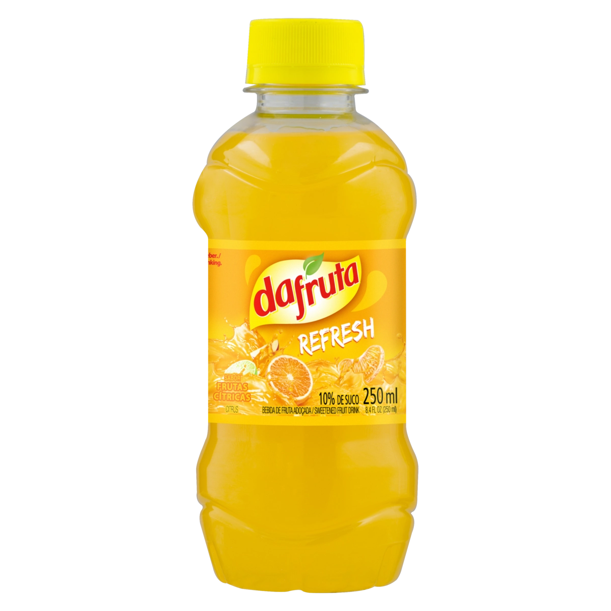 Bebida Adoçada Frutas Cítricas Dafruta Refresh Garrafa 250ml