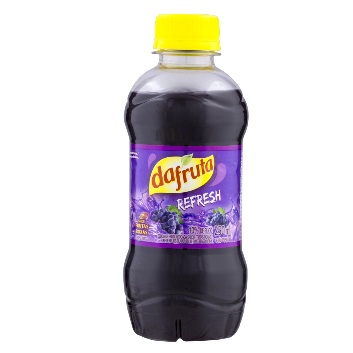 Bebida Adoçada Frutas Roxas Dafruta Refresh Garrafa 250ml