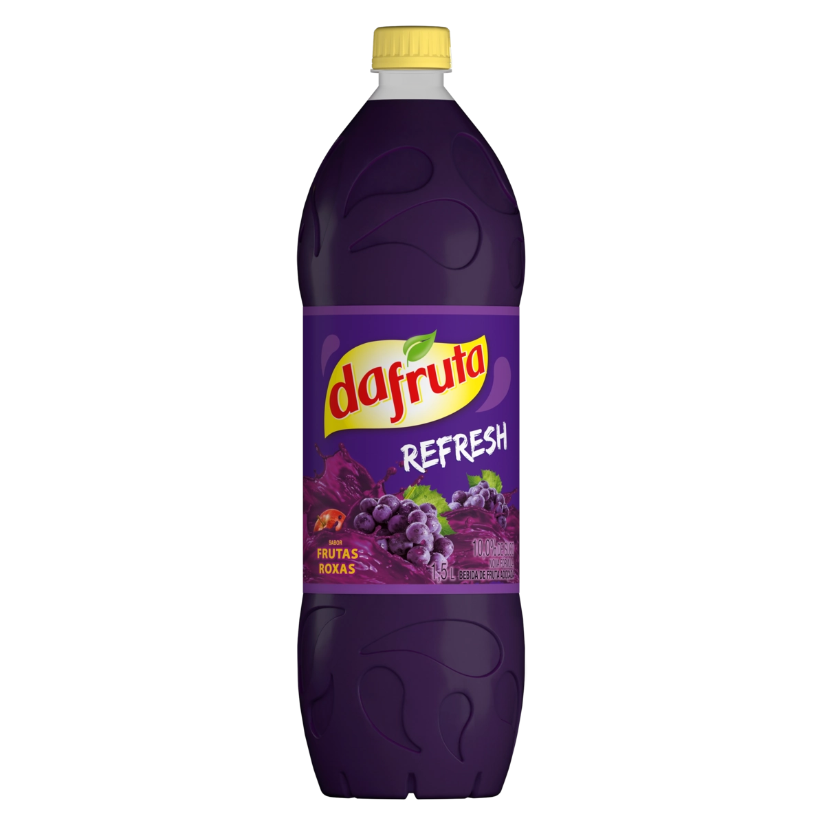 Bebida Adoçada Frutas Roxas Dafruta Refresh Garrafa 1,5l