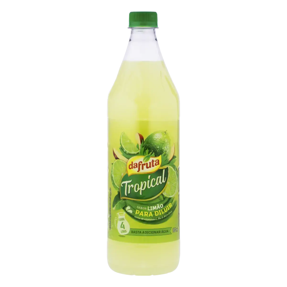 Suco Para Diluir Limão Dafruta Tropical Garrafa 950ml