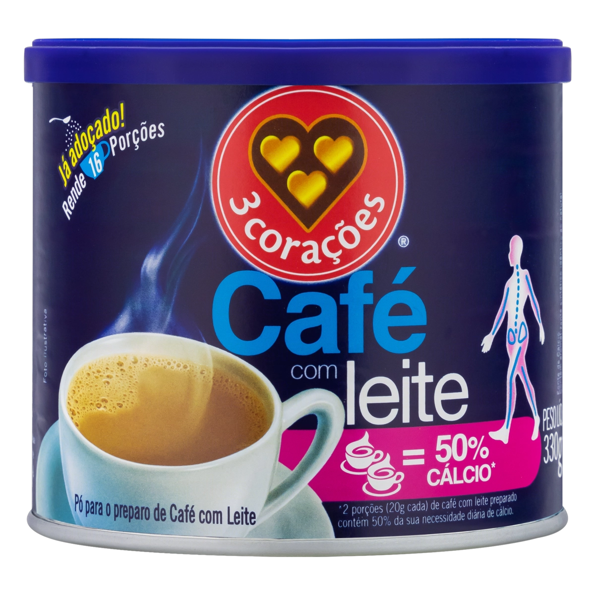 Cafe 3 Coracoes Com Leite