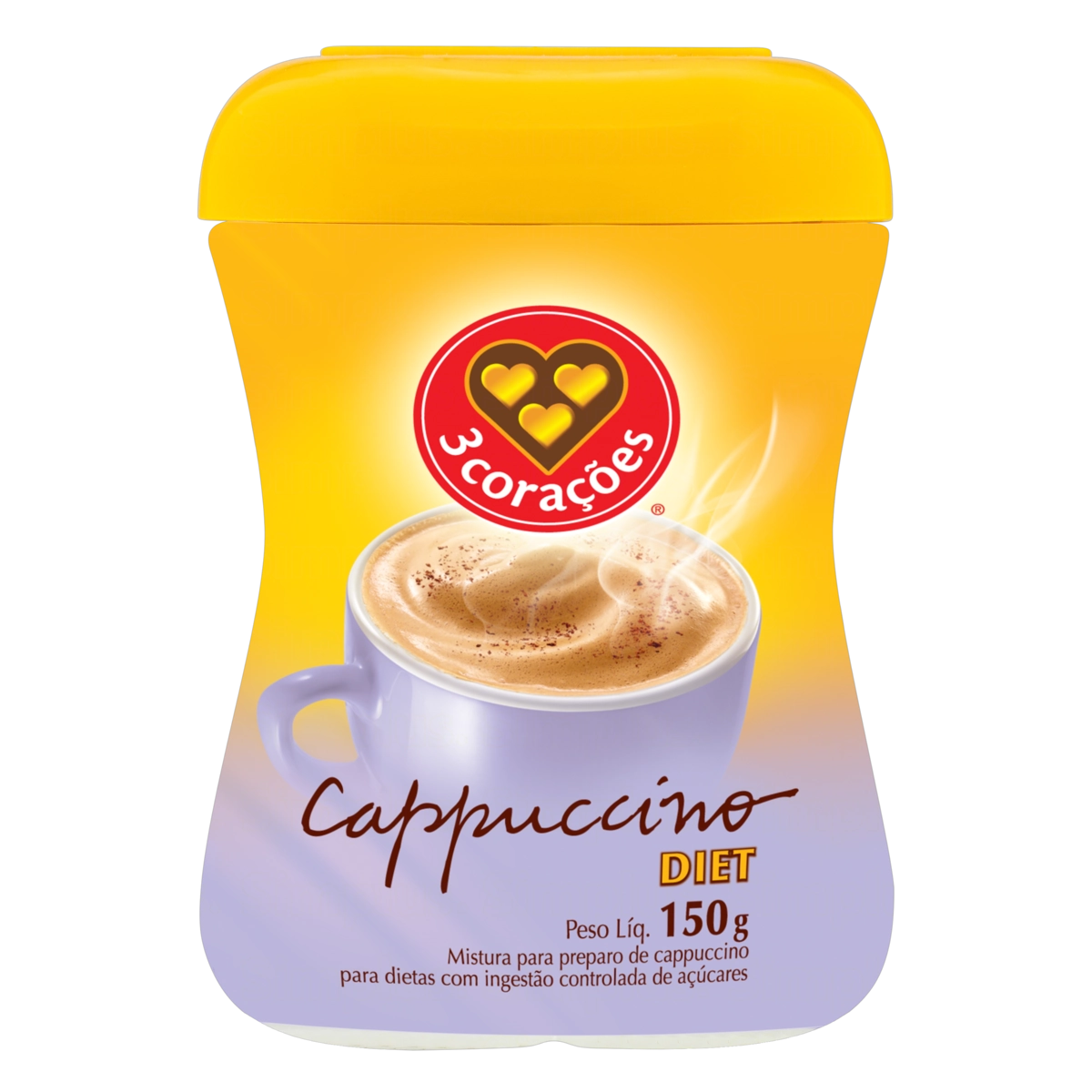 Cappuccino 3 Corações Diet