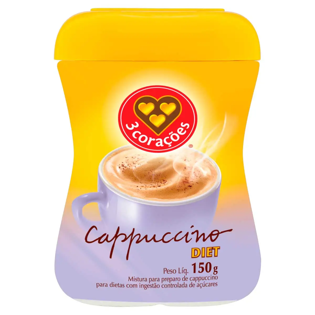 Cappucciono Diet 3 Corações 150g
