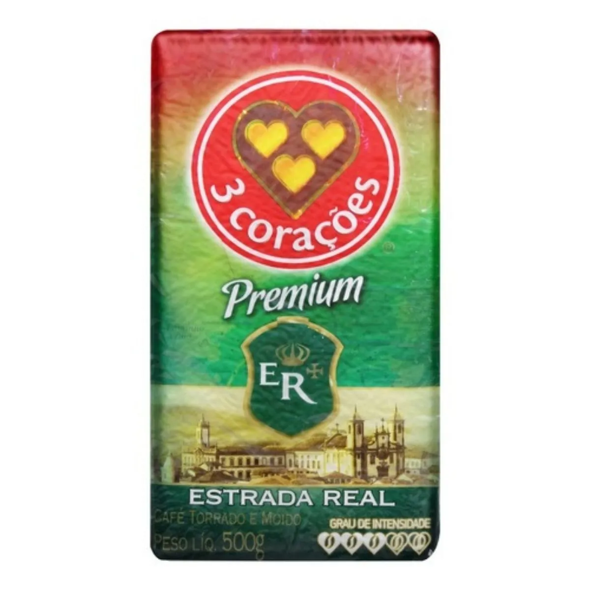 Café em Pó à Vácuo 3 Corações Premium 500g