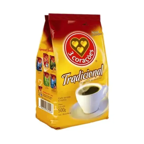 Kit Cafe 3 Coracoes 2x Tradicional