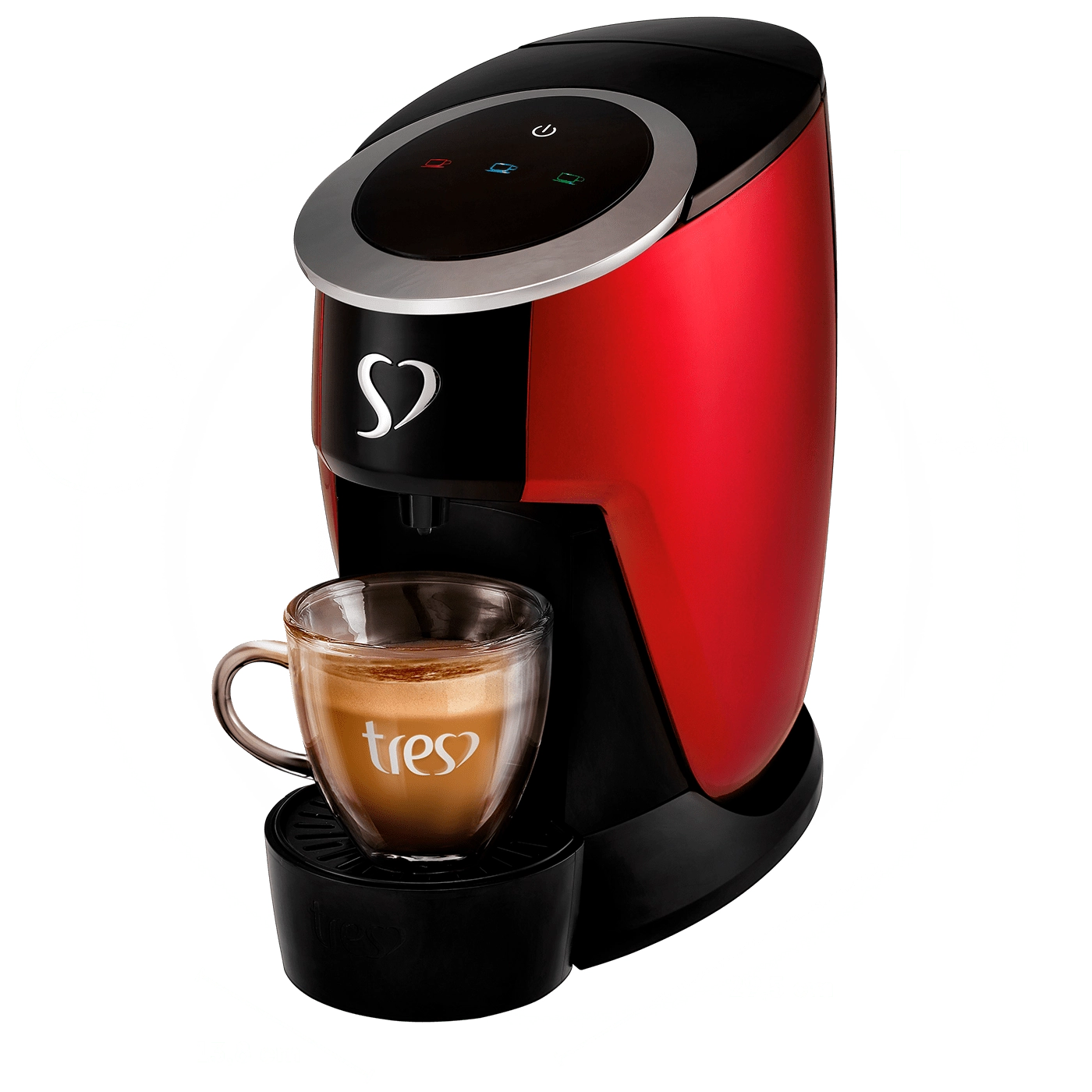Máquina De Café Espresso Automática Vermelha S20 Versa 1,2l Tres 127v
