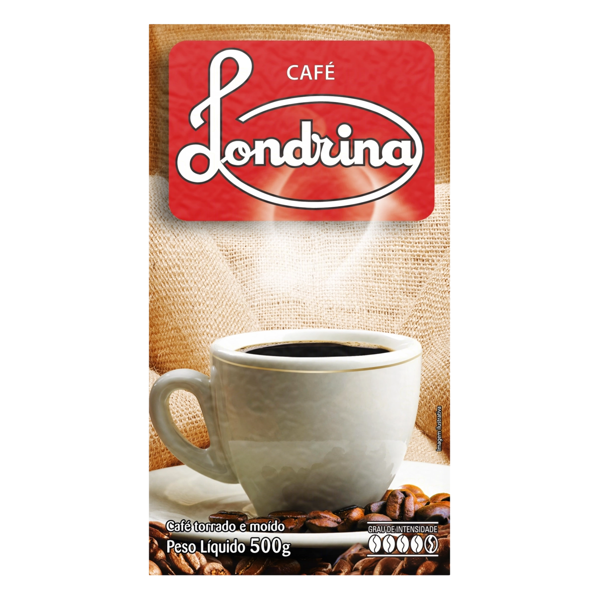 Café Torrado E Moído A Vácuo Londrina Pacote 500g