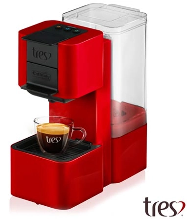 Maquina Cafe Espresso Tres S26 Pop Verm 127v