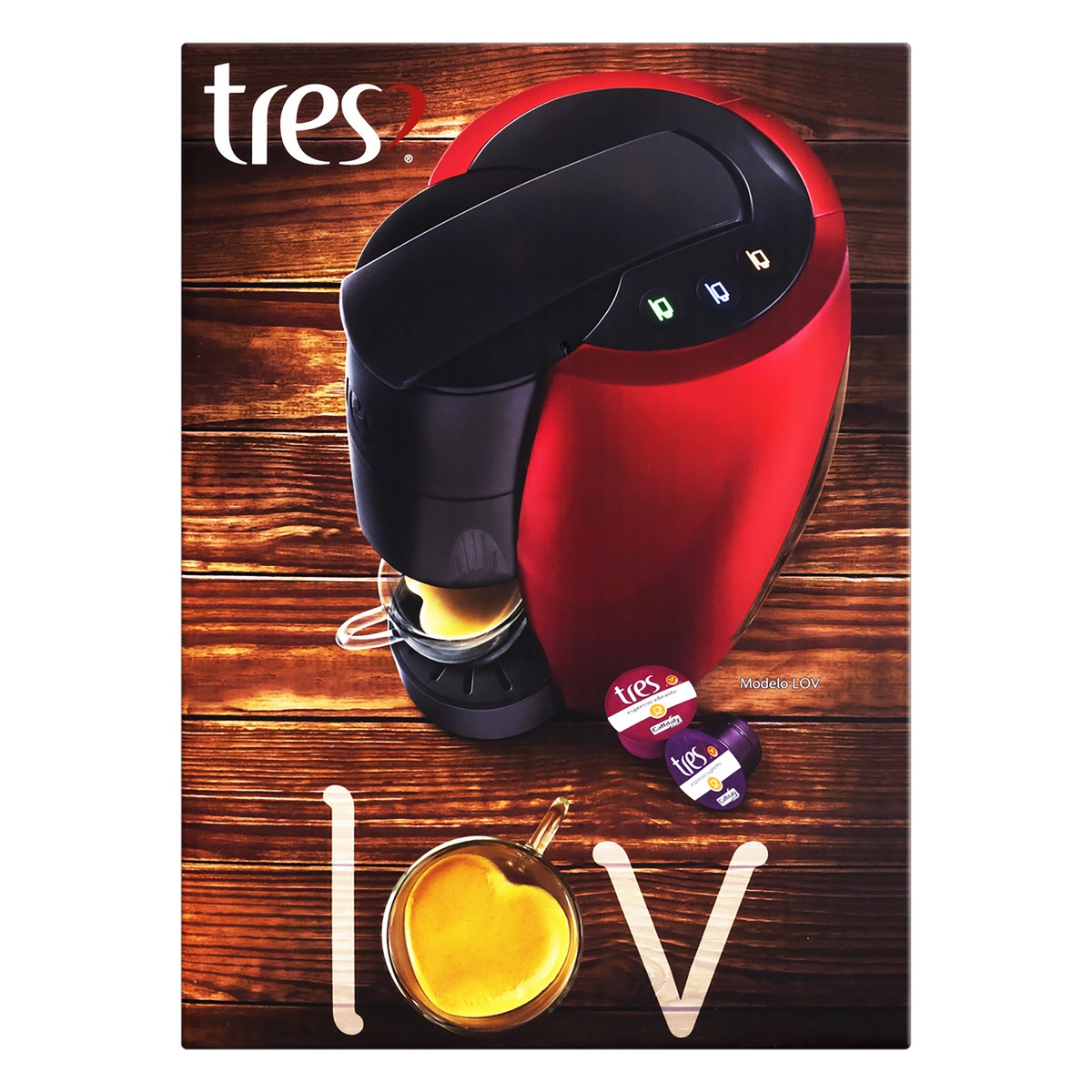 Máquina De Café Espresso Automática Branca Brilhante G1 Lov 950ml Tres 127v