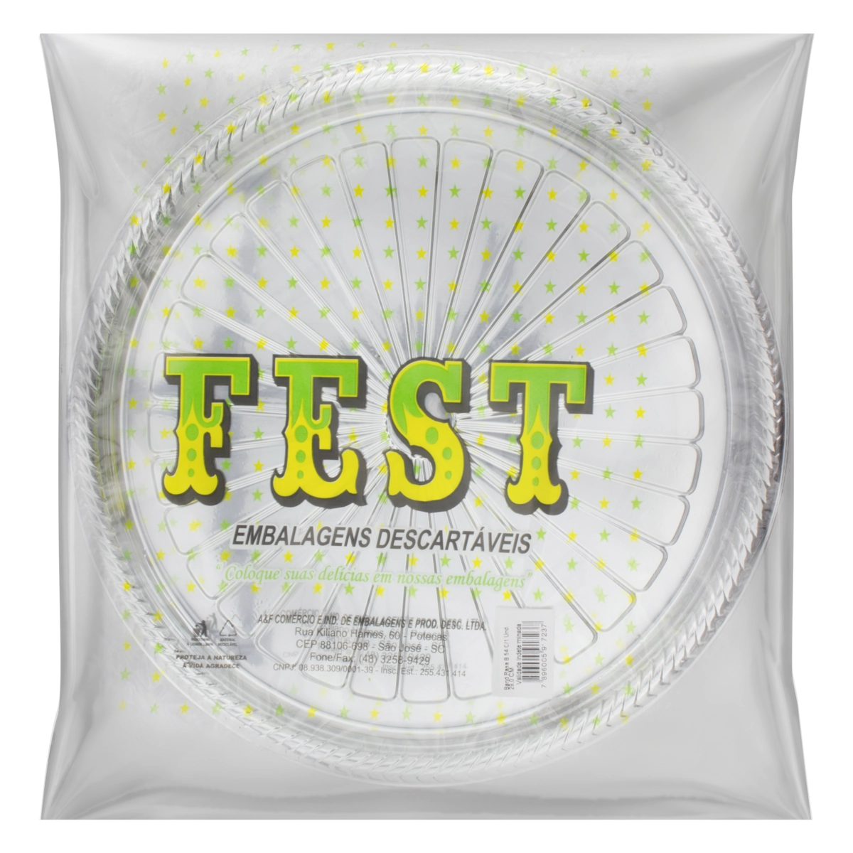 Bandeja Descartável Rasa B 54 Fest 29cm
