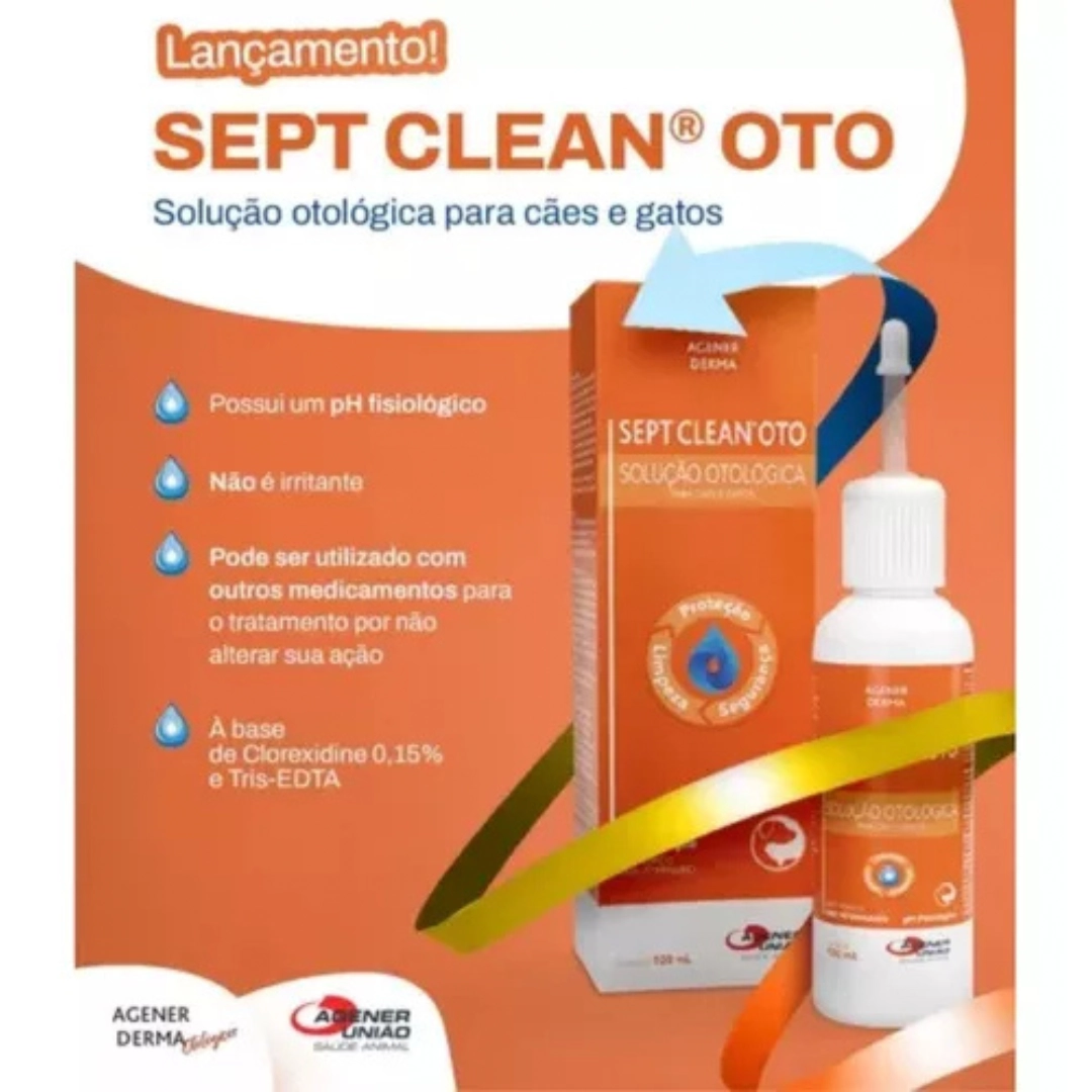 Solução Otológica Sept Clean Oto Agener 100ml