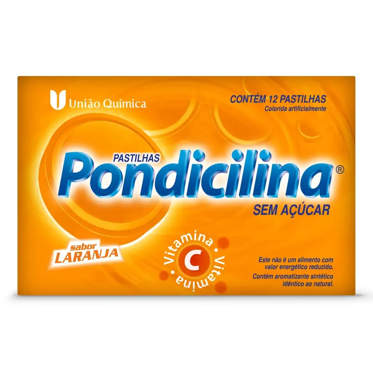 Pondicilina Sabor Laranja 1,25 Mg 1,25 Mg 12 Pastilhas Nycomed Pharma Similar