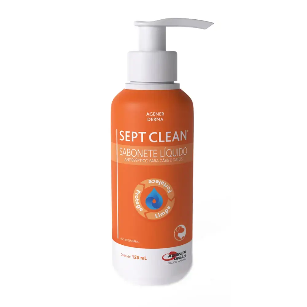 Antiséptico Sept Clean Agener Pet 125ml