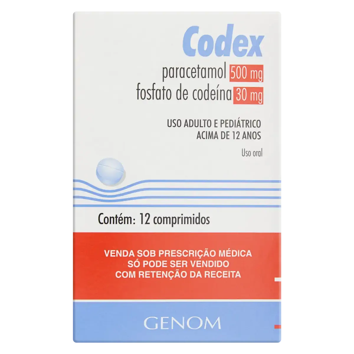 Codex União Química Caixa 12 Comprimidos