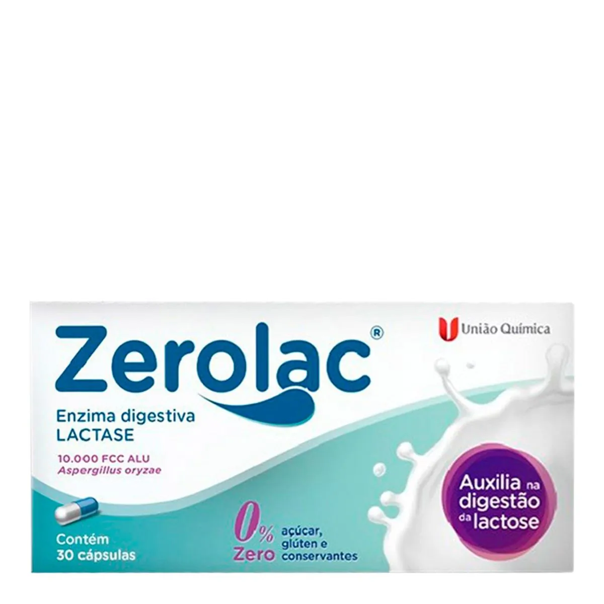 Zerolac Lactase 30 Capsulas 0 De Acucar