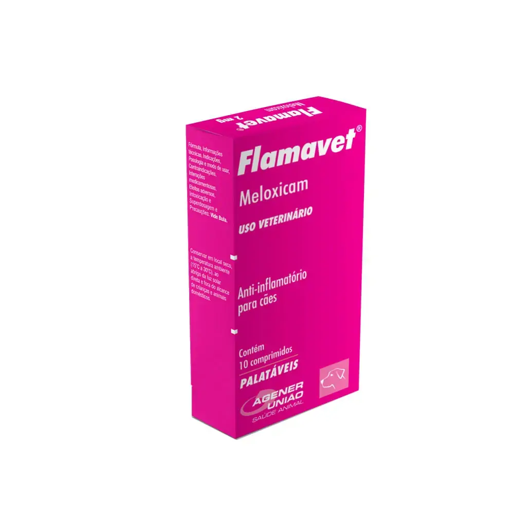 Anti-inflamatório Flamavet Cães Agener 2mg