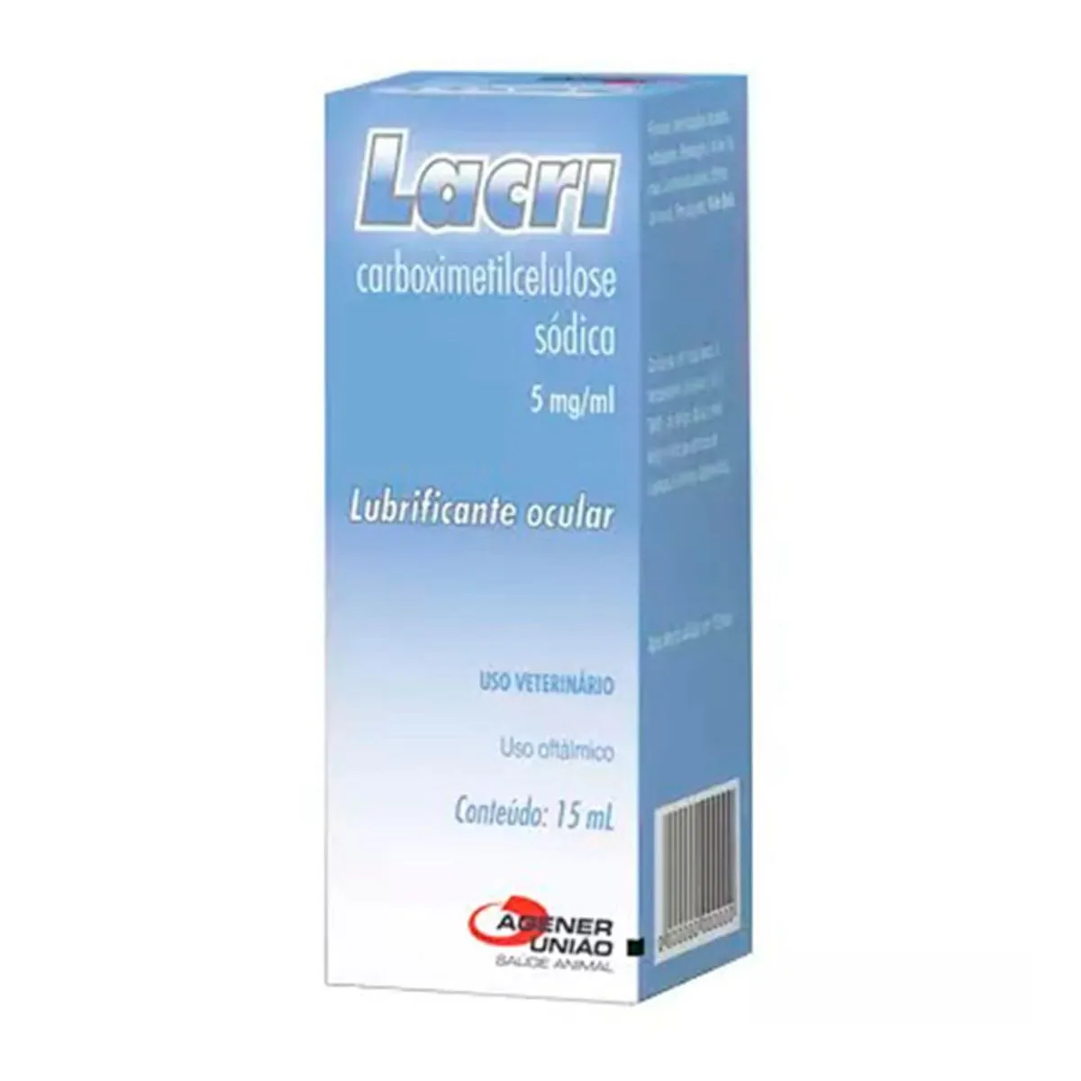 Colírio Oftmálmico Lacri Cães Agener 15ml 15ml