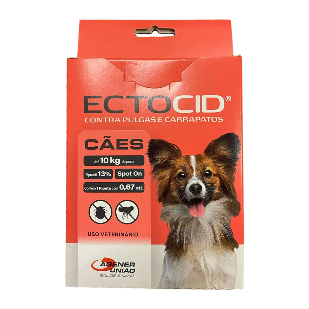Ectocid Spot On Até 10kg 0,67ml