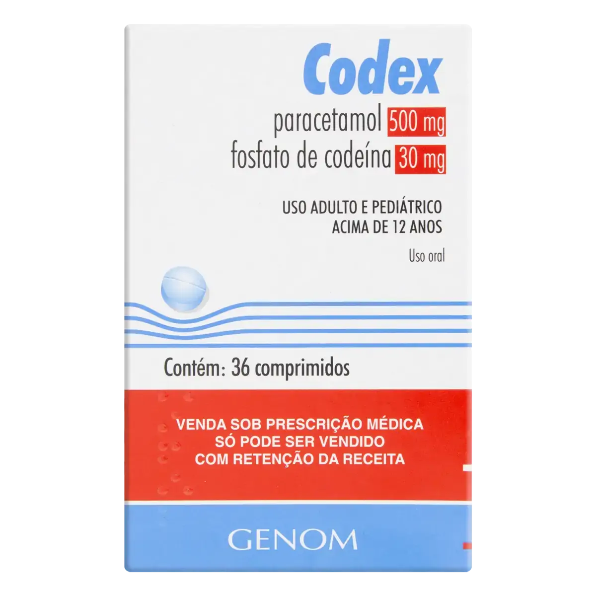 Codex Genom Caixa 36 Comprimidos