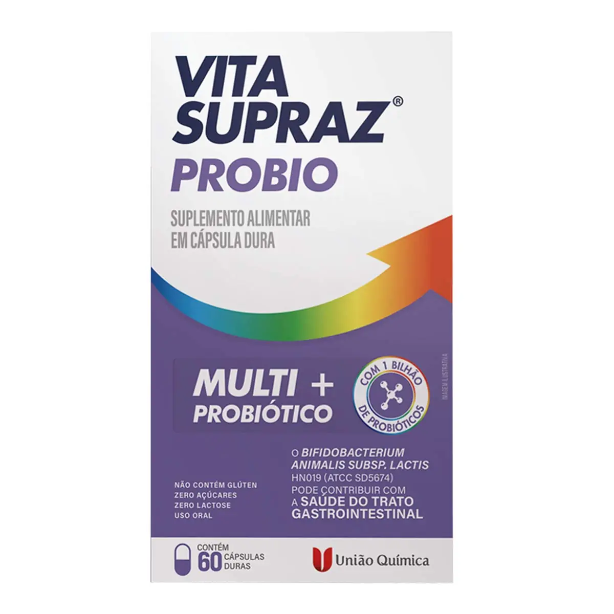 Probiótico Vita Supraz Probio Multi Probiótico 60 Cápsulas
