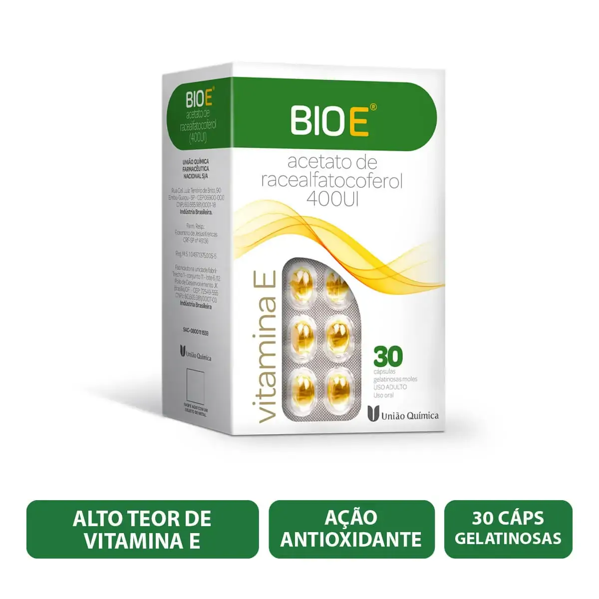 Bio E 400 Mg Cx C/30 Cap