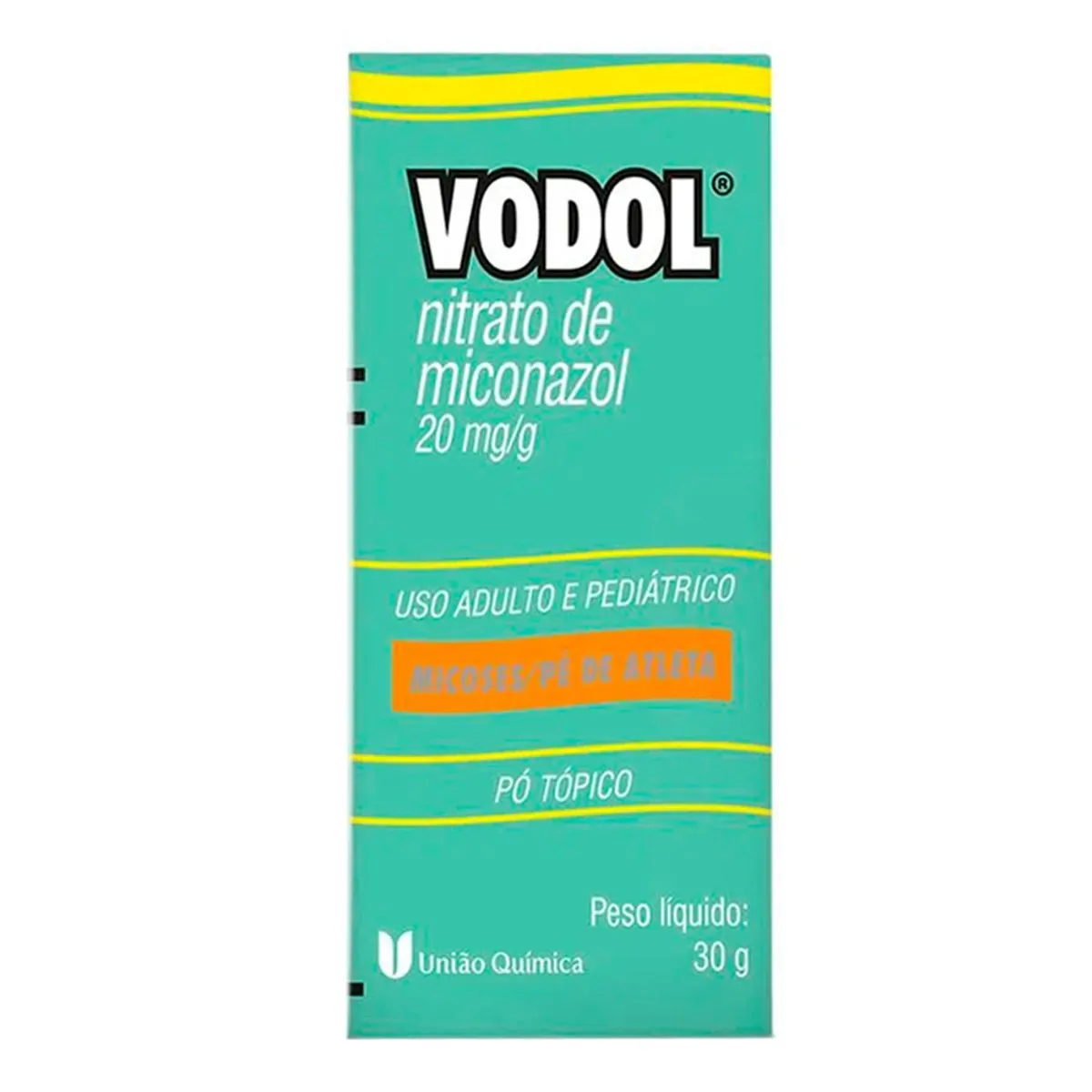 Vodol 20mg Em Pó Tópico União Química 30g