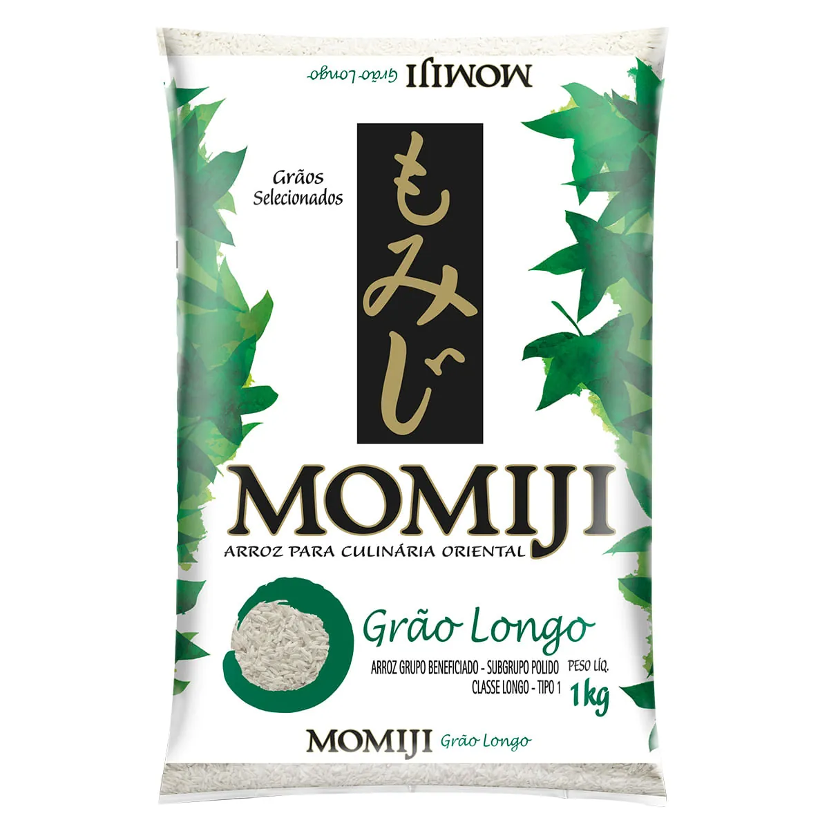 Arroz Culinária Oriental Tipo 1 MOMIJI Pacote 1kg