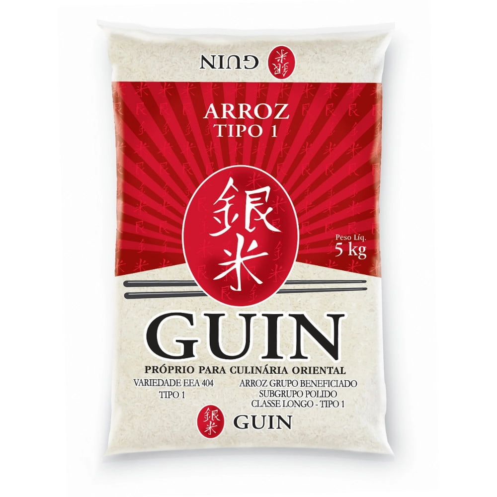 Arroz Japones Guin Grao Longo T1 1kg