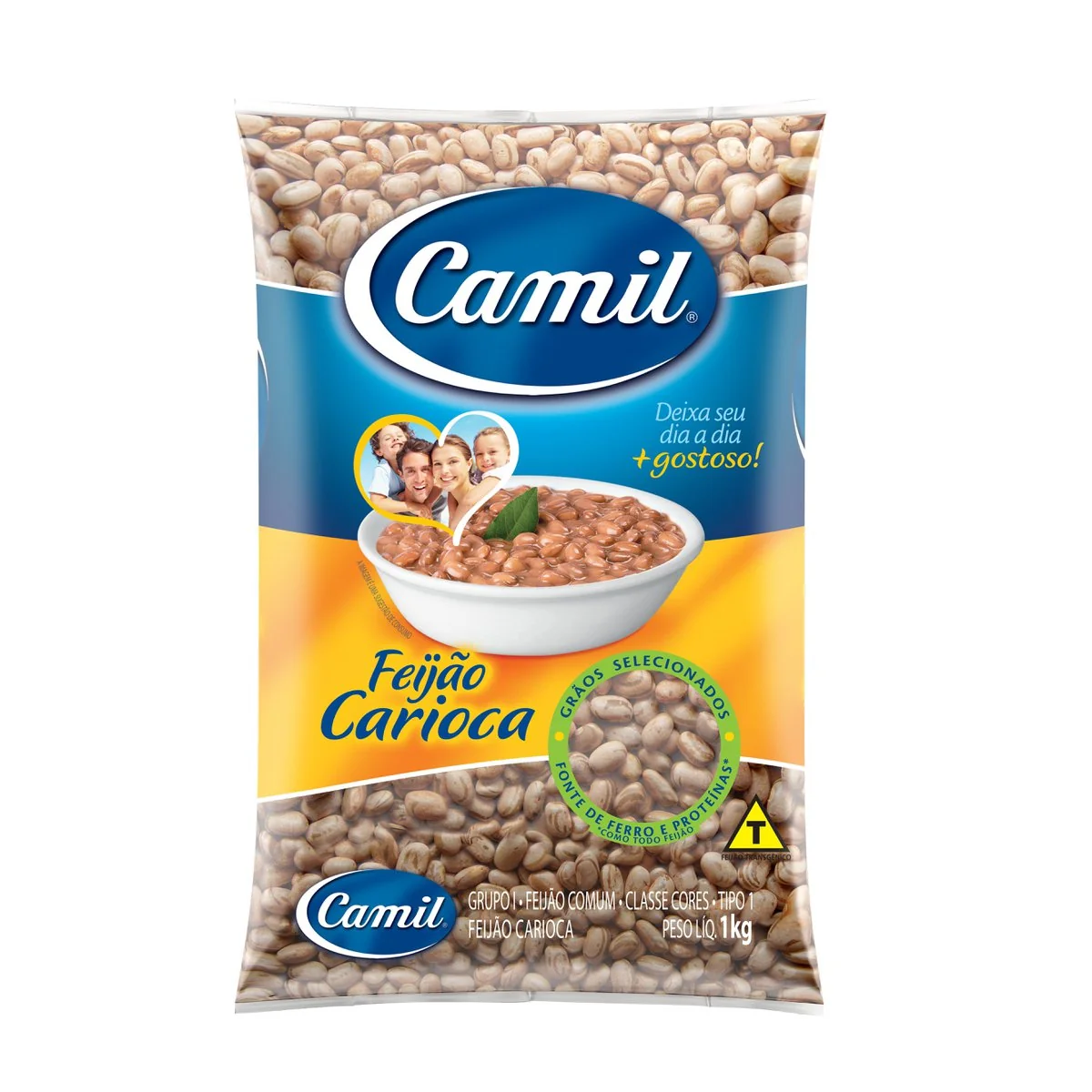 Feijão Carioca Tipo 1 Camil Todo Dia 1 Kg