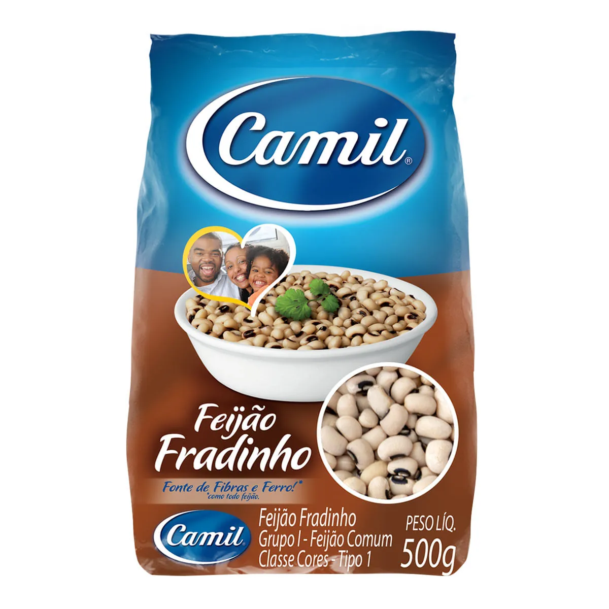 Feijão Fradinho CAMIL Pacote 500g