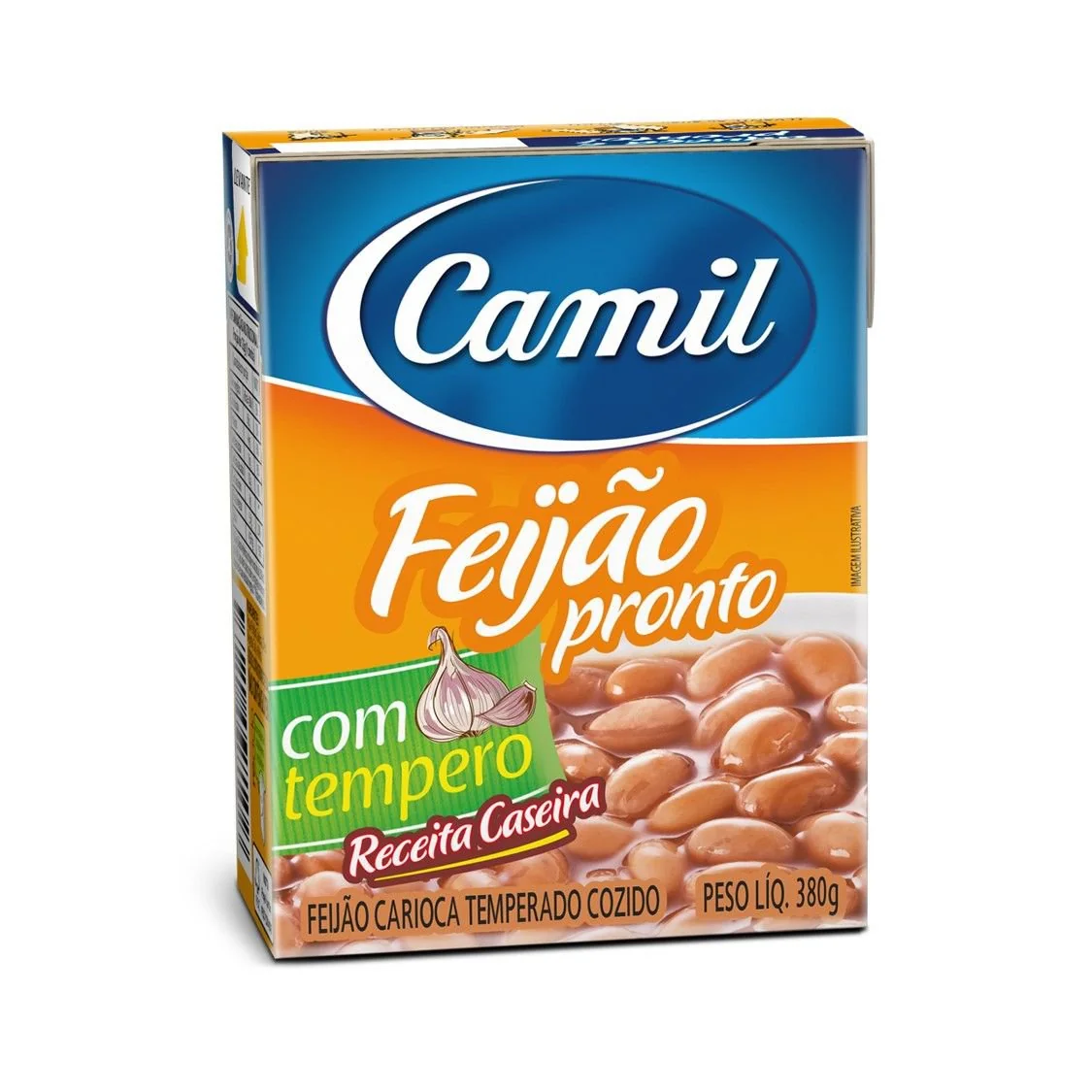 Feijão Carioca Pronto Tipo 1 Camil 380g