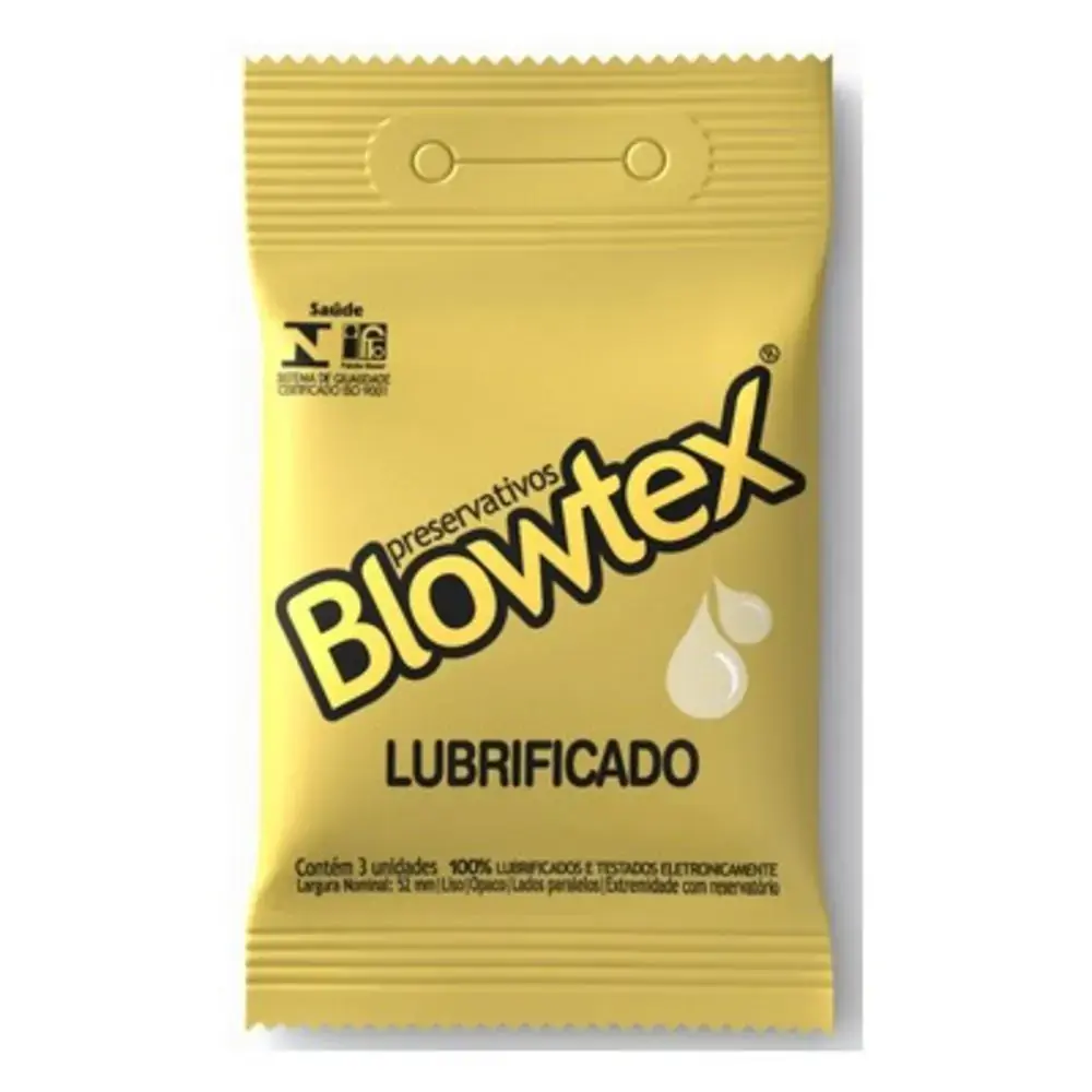 Preservativo Blowtex C/3 Basico Super Lubrifica