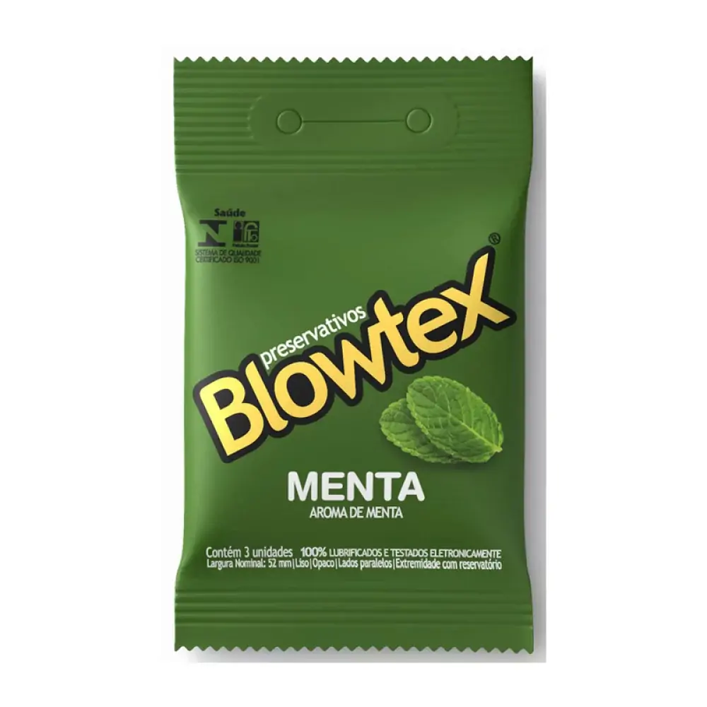Preservativo Blowtex Menta 3unidade