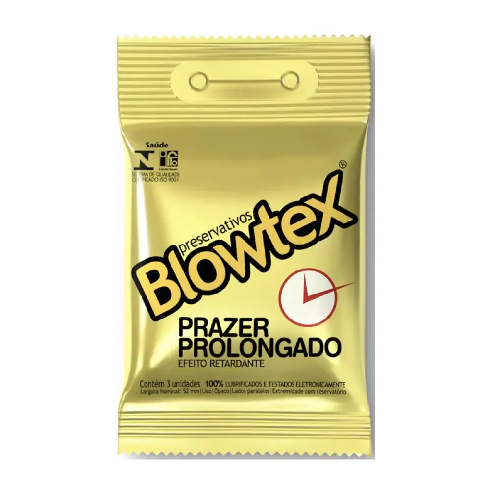 Preservativo Blowtex E Retardante 3un