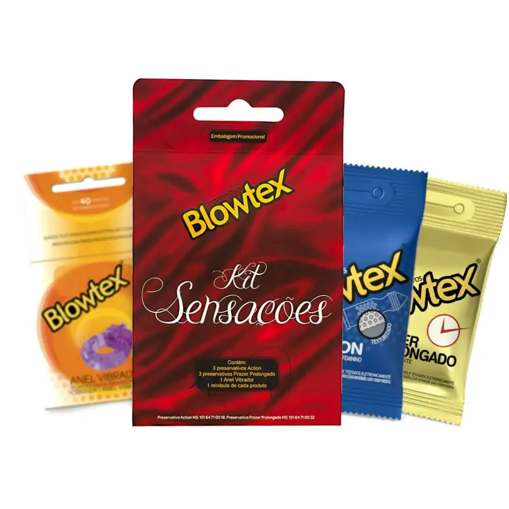 Preservativo Blowtex Kit Sensações