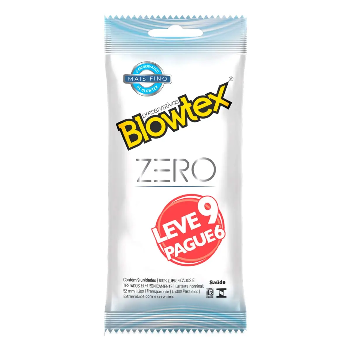 Preservativo Blowtex Zero 9 Unidades
